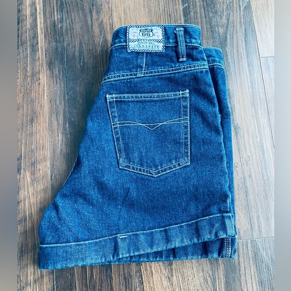 Vintage Route 66 Denim Dad shorts